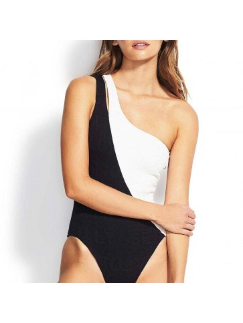 Sea Folly Your Type One Shoulder One Piece Swimsuit